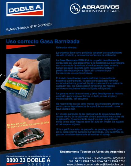  Doblea bt gasa barnizada
