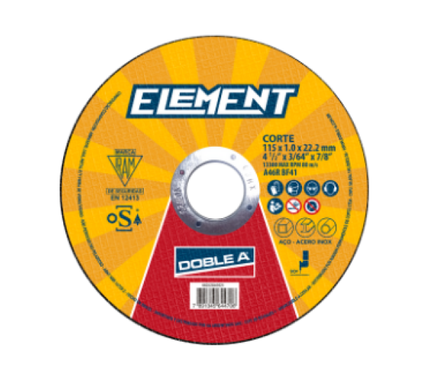 Discos de Corte y Desbaste Element